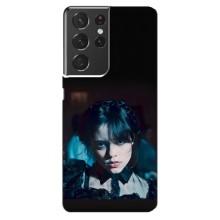 Чохли Венсдей на Samsung Galaxy S21 ultra Уенсдей (AlphaPrint) (погляд Венздей)