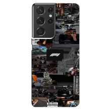Чехол Формула1 на Samsung Galaxy S21 ultra – Коллаж Ф1