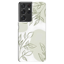Чехол цветочный дизайн для Samsung Galaxy S21 ultra