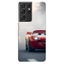 Силиконовый чехол Маквин для Samsung Galaxy S21 ultra – Маквин на трасе