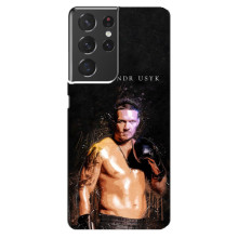 Чехол с картинкой Александр Усик для Samsung Galaxy S21 ultra – Чемпион Усик