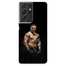 Чехол с картинкой Александр Усик для Samsung Galaxy S21 ultra – Усик на черном