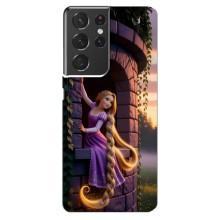 Чехол Рапунцель для Samsung Galaxy S21 ultra (Рапунцель на башне)