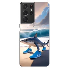 Чехол с мемом Тралалело тралала на Samsung Galaxy S21 ultra