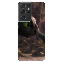 Чехол как приручить дракона на Samsung Galaxy S21 ultra – Сцена з драконом