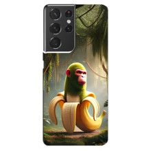 Чехол с мемами тралалело тралала для Samsung Galaxy S21 ultra – Шимпанзини бананини