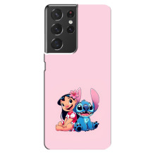 Чехол с принтом Стич на Samsung Galaxy S21 ultra – Лило и Стич