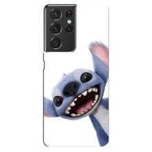 Чехол с принтом Стич на Samsung Galaxy S21 ultra – Стич
