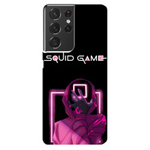 Чехол Гра в кальмара для Samsung Galaxy S21 ultra