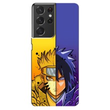 Купить Чехлы на телефон с принтом Anime для Самсунг С21 Ультра – Naruto Vs Sasuke