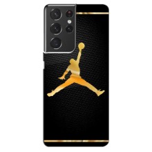 Силиконовый Чехол Nike Air Jordan на Самсунг С21 Ультра (Джордан 23)