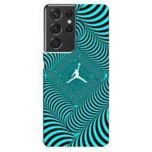 Силиконовый Чехол Nike Air Jordan на Самсунг С21 Ультра (Jordan)
