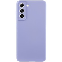 Чохол TPU GETMAN Liquid Silk Full Camera для Samsung Galaxy S21 (Бузковий)