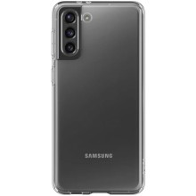 TPU чехол Epic Transparent 1,5mm Full Camera для Samsung Galaxy S21 – Прозрачный