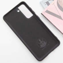 Чехол Silicone Cover Lakshmi (AA) для Samsung Galaxy S21 – Черный