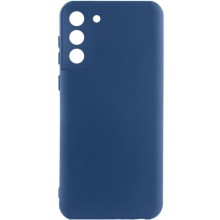 Чохол TPU GETMAN Liquid Silk Full Camera для Samsung Galaxy S21 – Синій