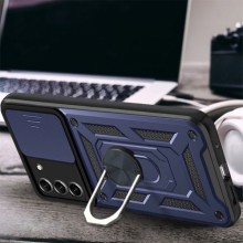 Ударопрочный чехол Camshield Serge Ring для Samsung Galaxy S21 – Синий