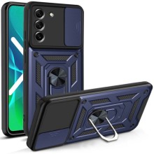 Ударопрочный чехол Camshield Serge Ring для Samsung Galaxy S21 – Синий