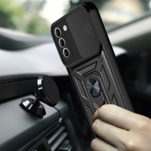 Ударопрочный чехол Camshield Serge Ring для Samsung Galaxy S21 – Черный