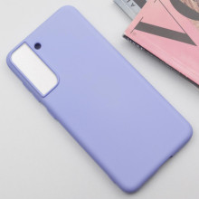 Чохол Silicone Cover Lakshmi (AA) для Samsung Galaxy S21 – Бузковий