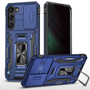 Ударостійкий чохол Camshield Army Ring для Samsung Galaxy S21 – Синій