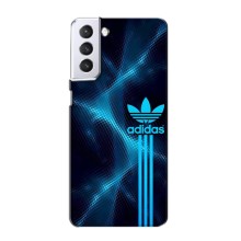 Чехлы Адидас для Samsung Galaxy S21 (AlphaPrint) (Синий Адидас)