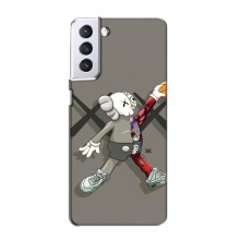 Чехлы для Samsung Galaxy S21 - Bearbrick Louis Vuitton (PREMIUMPrint) (Беарбрик Джордан)