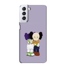 Чехлы для Samsung Galaxy S21 - Bearbrick Louis Vuitton (PREMIUMPrint) (Дружба Беарбрик)