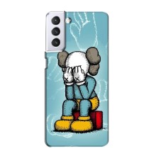 Чехлы для Samsung Galaxy S21 - Bearbrick Louis Vuitton (PREMIUMPrint) (Плач Bearbrick)