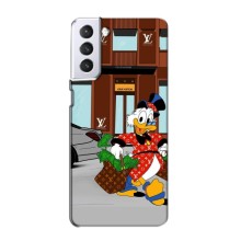 Чехлы для Samsung Galaxy S21 - Скрудж МакДак Louis Vuitton (PREMIUMPrint)