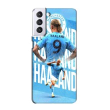 Чехлы с принтом для Samsung Galaxy S21 Футболист (Erling Haaland)