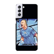 Чехлы с принтом для Samsung Galaxy S21 Футболист – гол Эрлинг Холланд