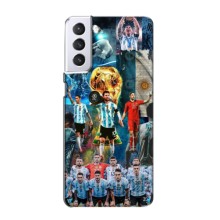 Чехлы Лео Месси Аргентина для Samsung Galaxy S21 (Месси в сборной)