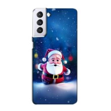 Чехлы на Новый Год Samsung Galaxy S21 – Маленький Дед Мороз