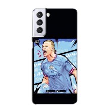 Чехлы с футболистом Ерлинг Холанд для Samsung Galaxy S21 (AlphaPrint) (гол Эрлинг Холланд)