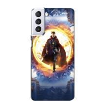 Чехлы с героями Марвел Samsung Galaxy S21 (VPrint)