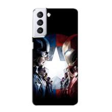 Чехлы с героями Марвел Samsung Galaxy S21 (VPrint)