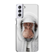 Чехлы с Обезьянами NFT для Samsung Galaxy S21 (AlphaPrint) (обезьяна NFT в тату)