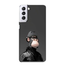 Чехлы с Обезьянами NFT для Samsung Galaxy S21 (AlphaPrint) (стильная обезьяна NFT)