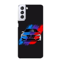 Чохол BMW для Samsung Galaxy S21 (Кольорова БМВ)