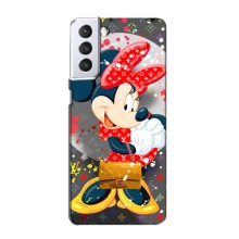 Чехол Disney Mouse Samsung Galaxy S21 (PREMIUMPrint) (Minni с бантиком)