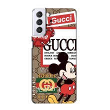 Чехол Disney Mouse Samsung Galaxy S21 (PREMIUMPrint) (Стильный Микки)