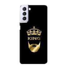 Чохол (Корона на чорному фоні) для Самсунг С21 (KING)