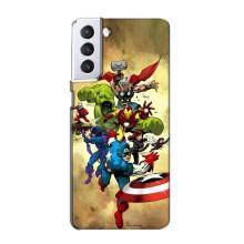 Чохол МАРВЕЛ для Samsung Galaxy S21 (AlphaPrint)