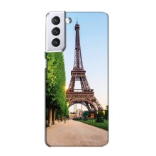 Чехол Эйфелева Башня для Samsung Galaxy S21 - (AlphaPrint) (Дорога в Париж)