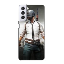 Чехол PUBG для Самсунг С21 (AlphaPrint) (Пабг мен)