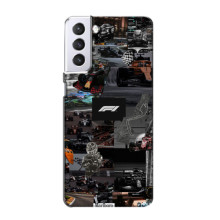 Чехол Формула1 на Samsung Galaxy S21 – Коллаж Ф1