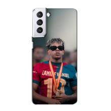 Чехол с футболистом Ламин Ямаль Samsung Galaxy S21 (Ямаль Барса)