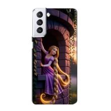 Чехол Рапунцель для Samsung Galaxy S21 (Рапунцель на башне)