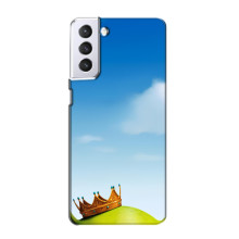 Чехол с мультфильмом Шрек на Samsung Galaxy S21 – Голова Шрека